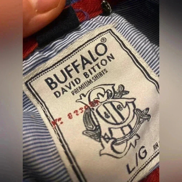 Buffalo premium shirts men’s cotton shirt 👕 for summer short sleeve - Picture 7 of 10